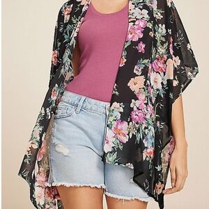 NWT Maurice's Floral Kimono (One Size Fits All)